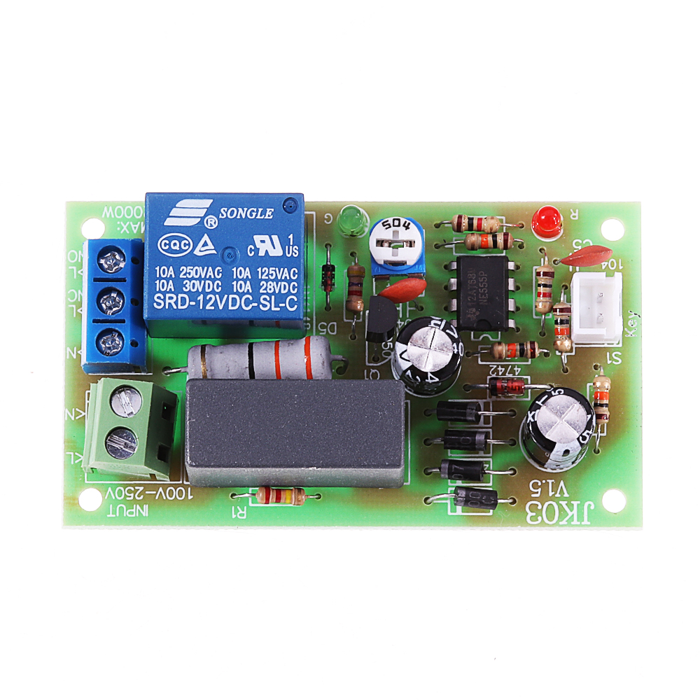3pcs-JK03-220V-AC-Time-Delay-Relay-Control-Module-with-Trigger-Delay-5min-Adjustable-NE555-10A-1630034