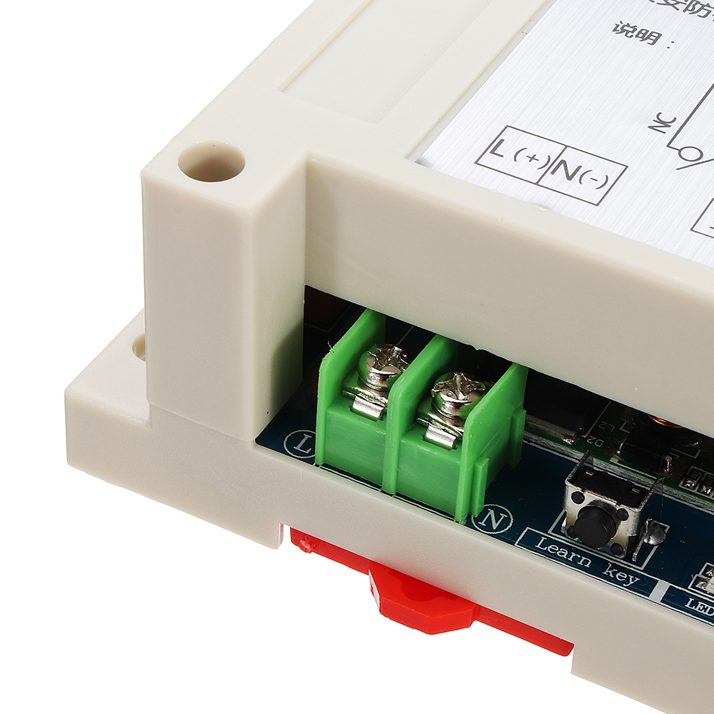 433MHz-4CH-Channel-Remote-Control-Switch-Module-Learning-Code-DC12-48V-180-700W-30A-Four-Way-Relay-1337457