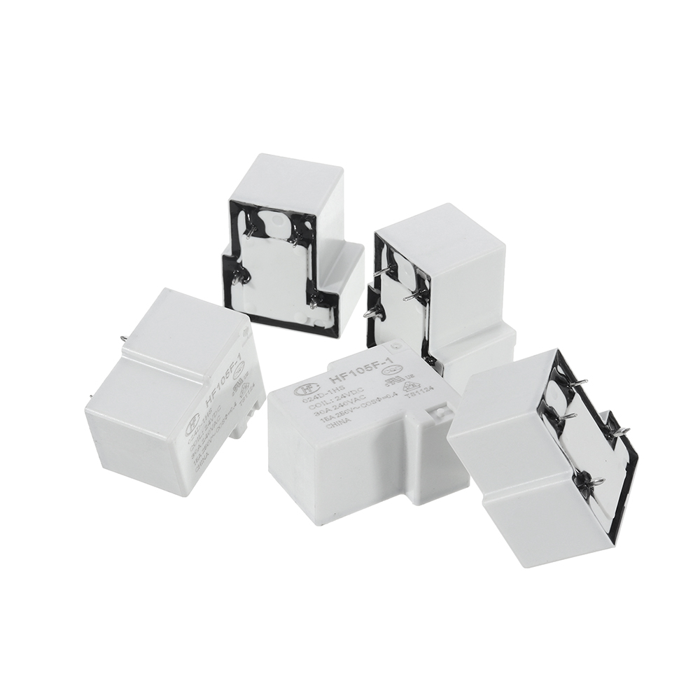 5PCS-HF105F-1-JQX-105F-1--005-012-024D-1HS-Relay-05-12-24-V-Relay-Module--30A-4PIN-Normally-Open-1543965