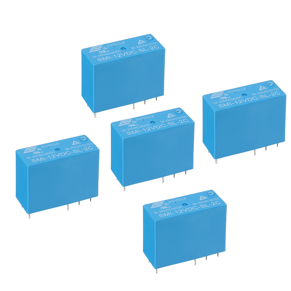 5Pcs-SMI-05V12V24VDC-SL-2C-5V-12V-24V-DC-5A-250VAC30VDC-8Pin-Relay-Module-1555759