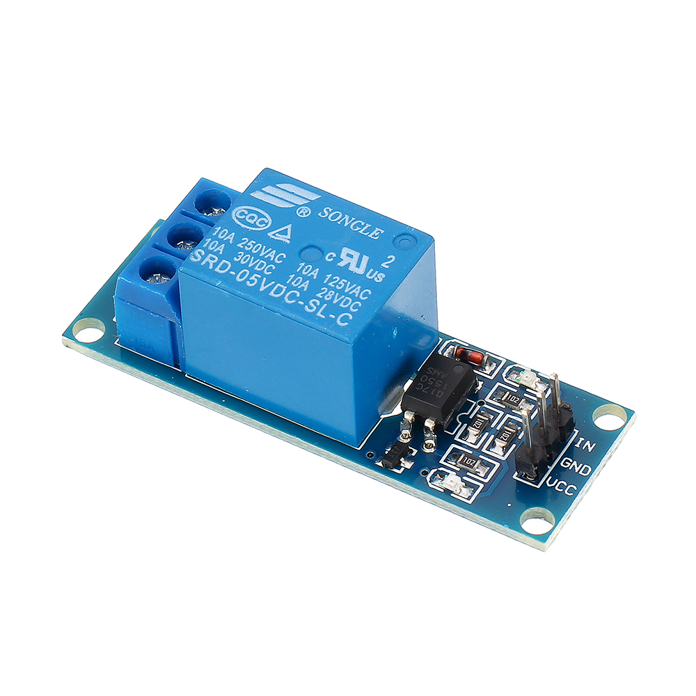 5pcs 1 Channel 5V Relay Control Module Low Level Trigger Optocoupler ...