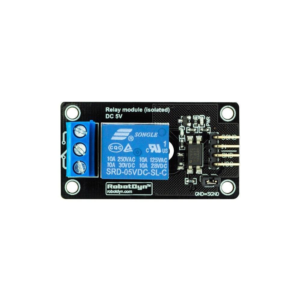 Elecbee 5pcs 1CH Channel Relay Module 5V For 250VAC/60VDC 10A Equipment Device for Arduino