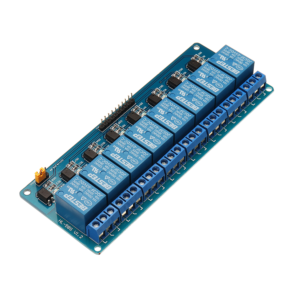 8-Channel-33V-Relay-Module-Optocoupler-Driver-Relay-Control-Board-Low-Level-BESTEP-for-Arduino---pro-1355824