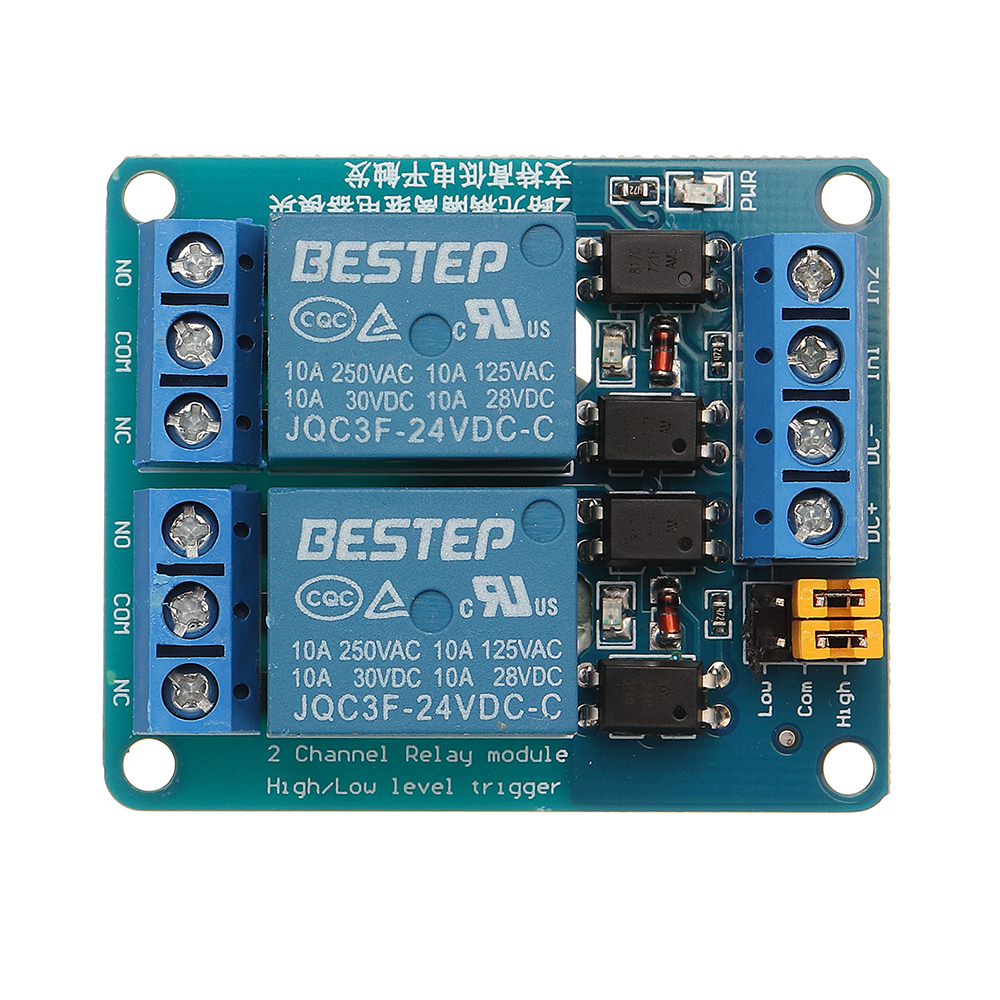 BESTEP-2-Channel-24V-Relay-Module-High-And-Low-Level-Trigger-For-Auduino-1355383