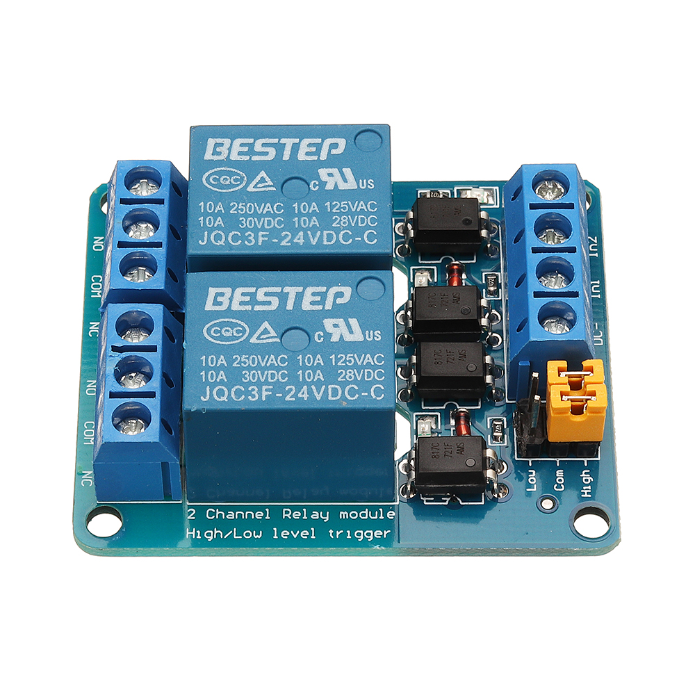 BESTEP-2-Channel-24V-Relay-Module-High-And-Low-Level-Trigger-For-Auduino-1355383
