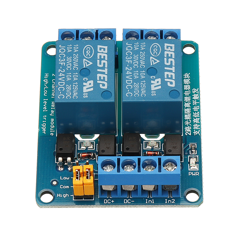 BESTEP-2-Channel-24V-Relay-Module-High-And-Low-Level-Trigger-For-Auduino-1355383