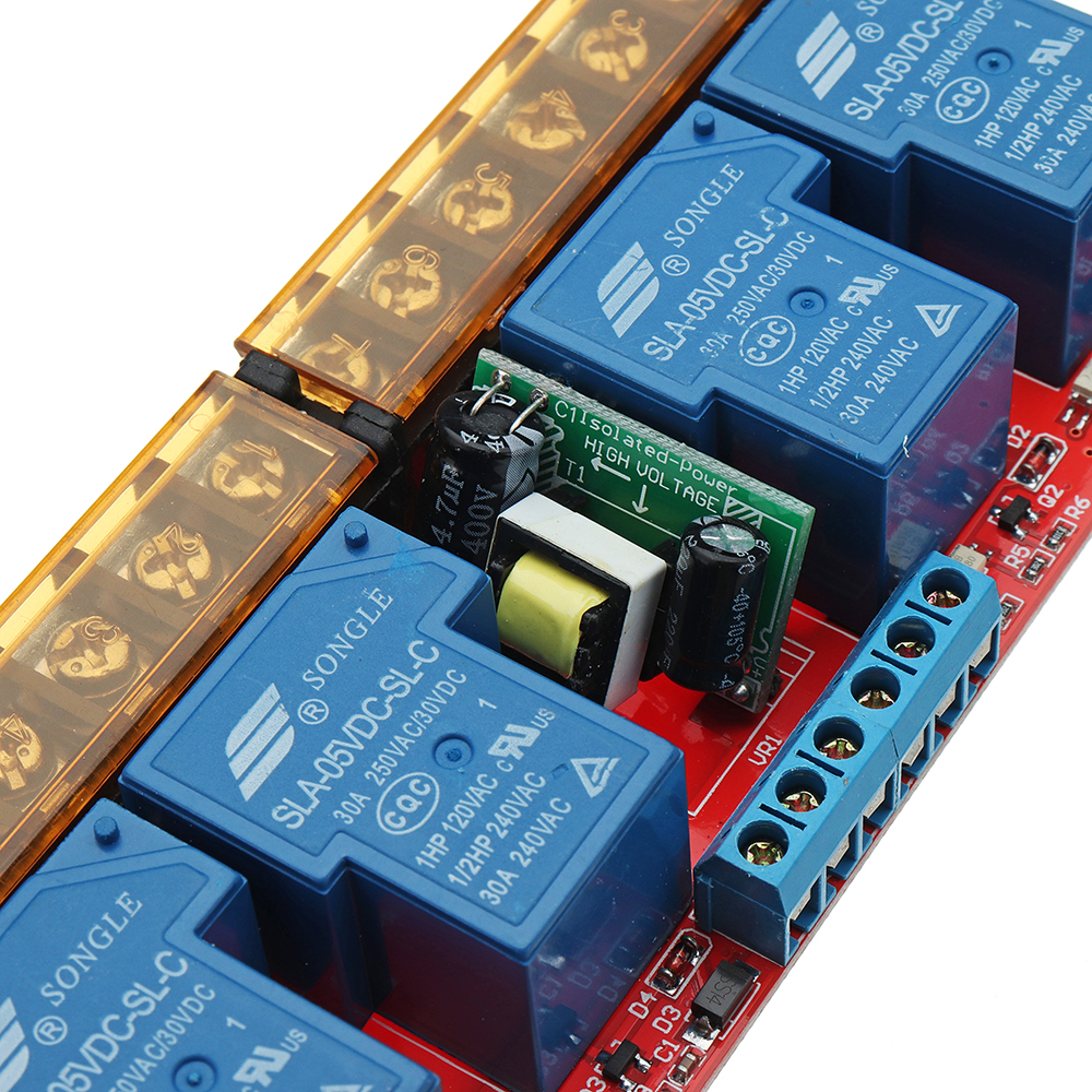 DC-5V-AC-100V-To-250V-30A-760mA-4-Way-Relay-Module-Board-With-High-And-Low-Level-1306875