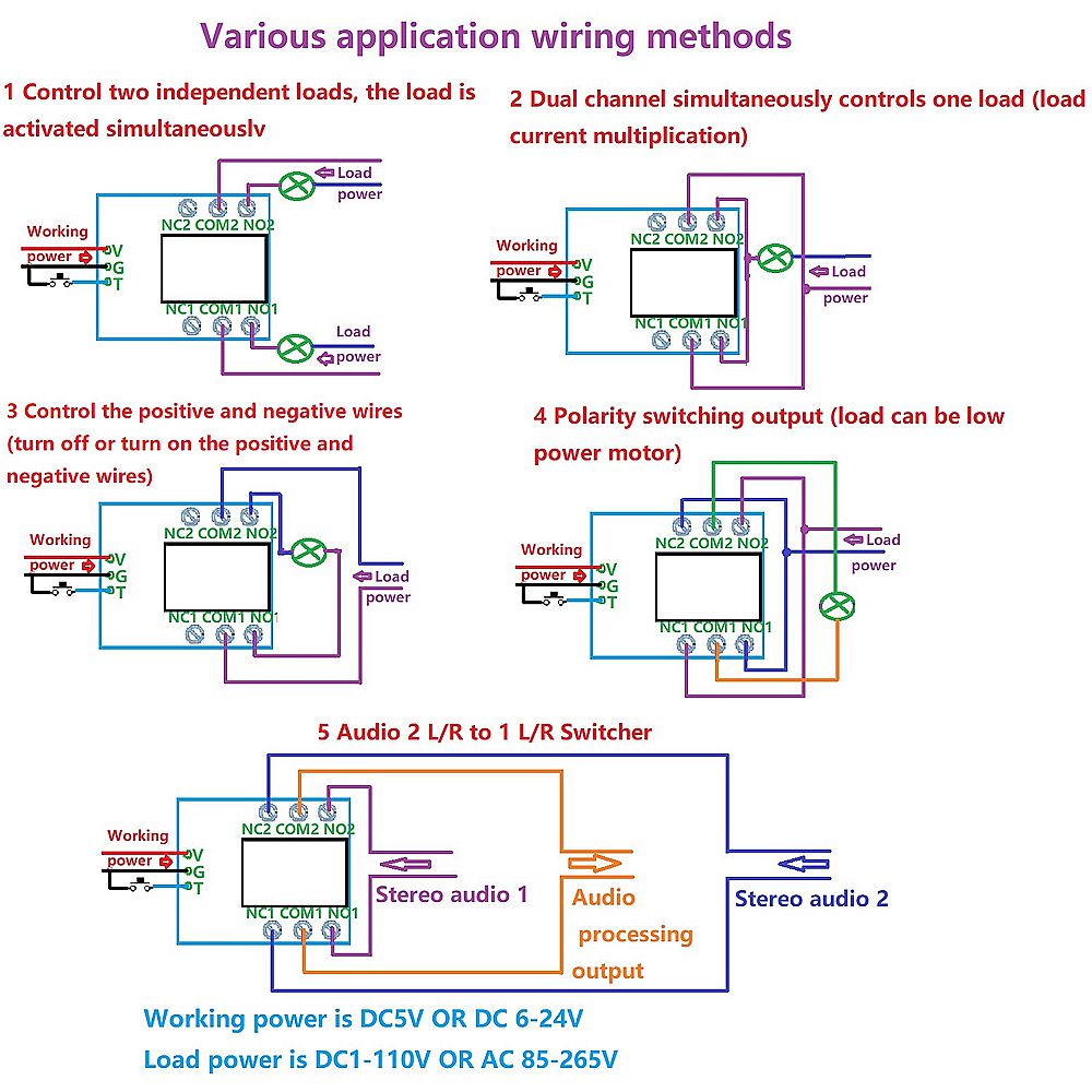 DR25E01-DC-6-24V-3-5A-Flip-Flop-Latch-DPDT-Relay-Module-Bistable-Self-locking-Switch-Low-Pulse-Trigg-1747476