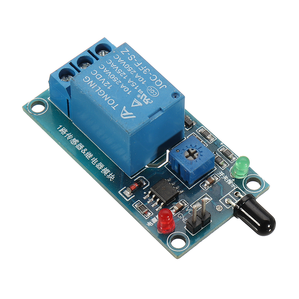 Flame-Flare-Detection-Module-Flame-Sensor-12V-Relay-Board-Infrared-Receiver-Module-1367780