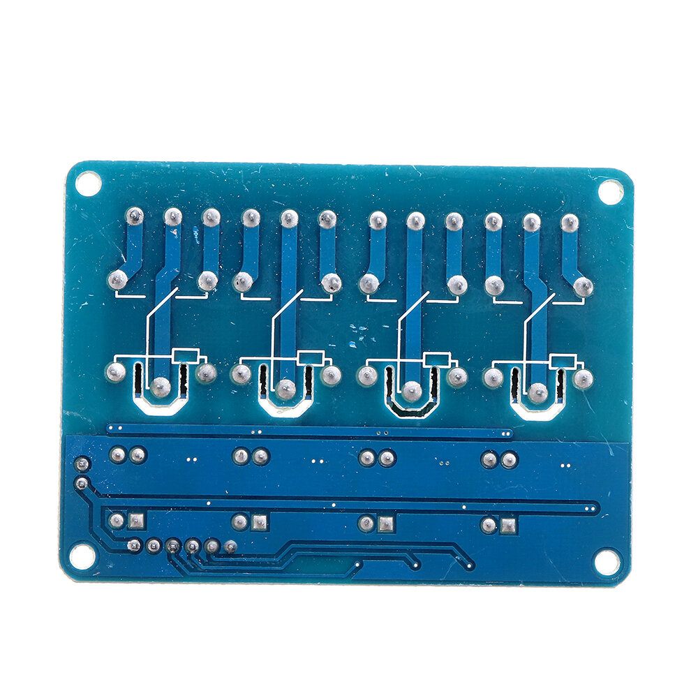 Elecbee Arduino-Compatible 5V 4-Channel Relay Module - High Current Control (10A) for Industrial &amp; Home Automation