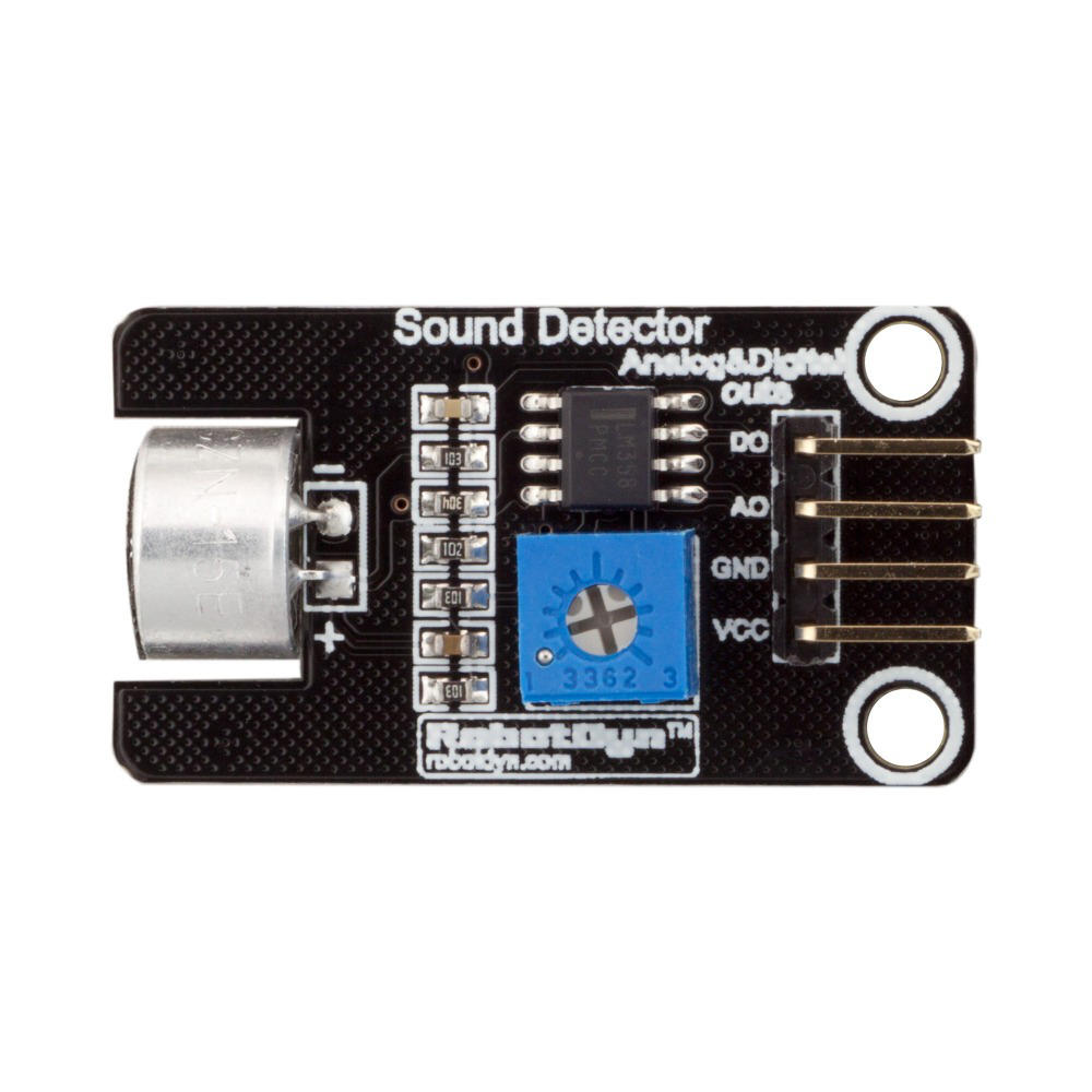 Elecbee 10Pcs Microphone Sound Measure Module Voice Sensor Board with Digital and Analog