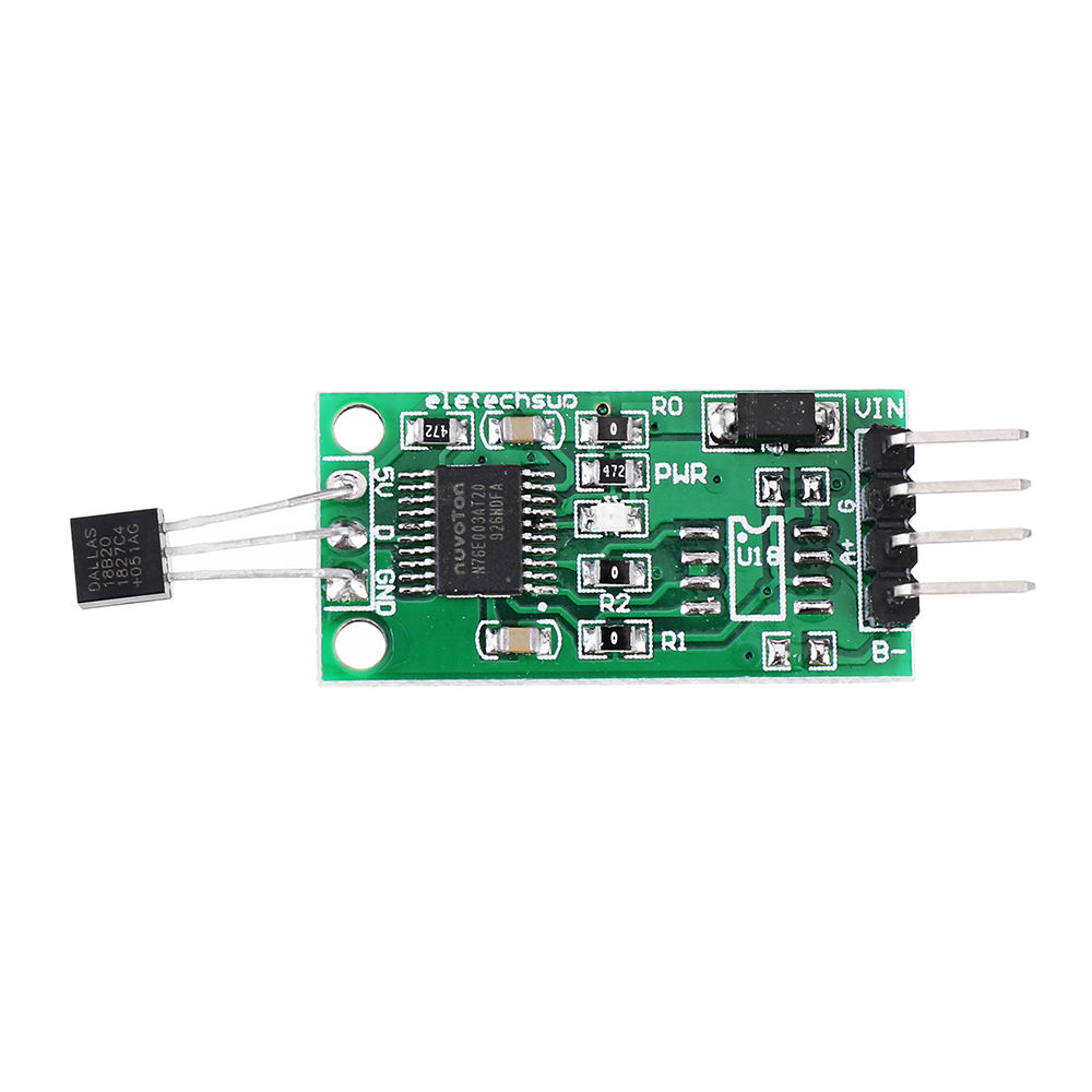 10pcs-DS18B20-5V-RS485-Com-UART-Temperature-Acquisition-Sensor-Module-Modbus-RTU-PC-PLC-MCU-Digital--1649609