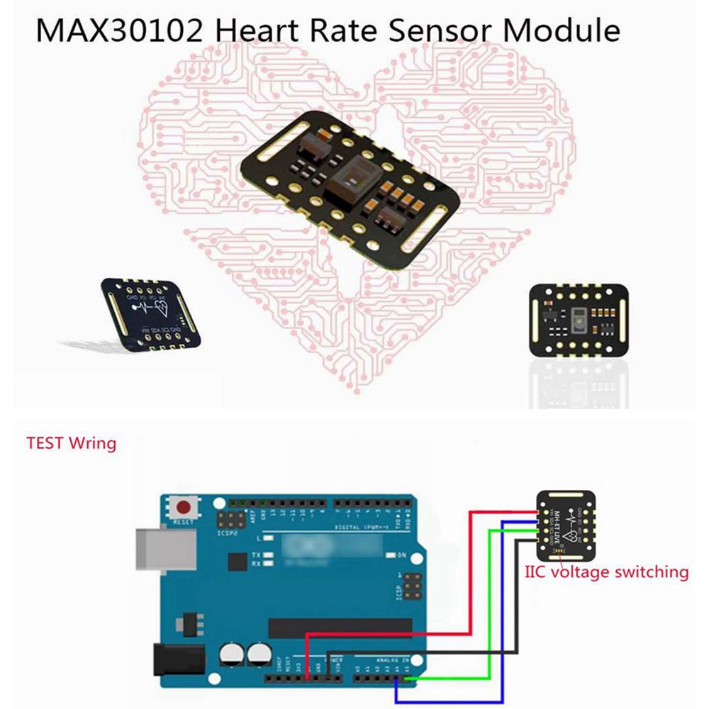 5Pcs-MAX30102-Heartbeat-Frequency-Tester-Heart-Rate-Sensor-Module-Puls-Detection-Blood-Oxygen-Concen-1365069