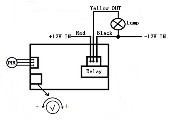 5pcs-DC-12V-50uA-3-Wire-Human-Body-Induction-PIR-IR-Pyroelectric-Infrared-Sensor-Module-Relay-Contro-1225833