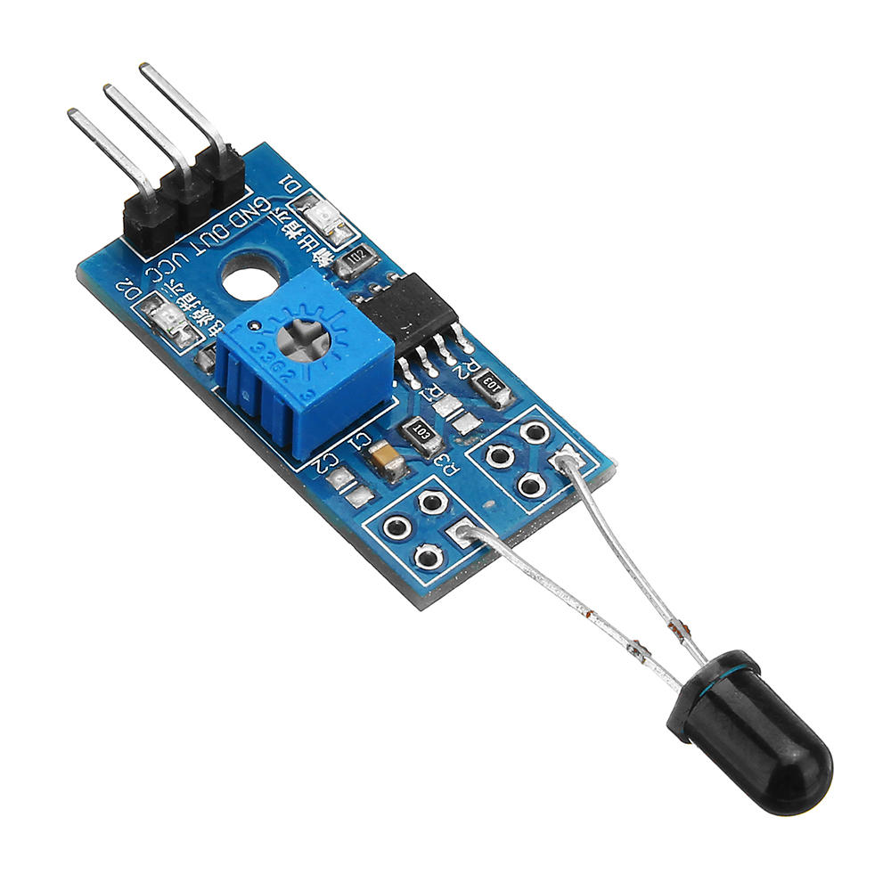 Elecbee 5pcs LM393 3 Pin IR Flame Detection Sensor Module Fire Detector Infrared Receiver Module