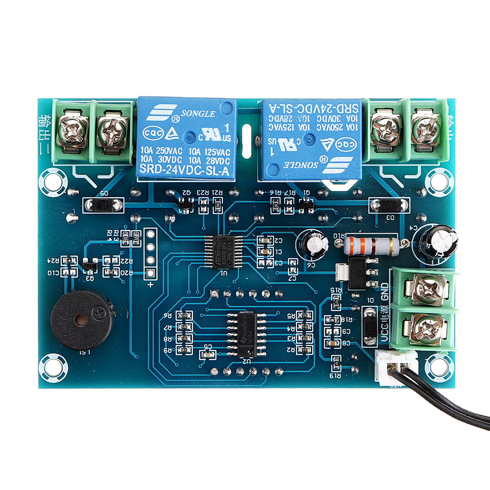 5pcs-XH-W1316-Thermostat-Control--Acceleration-2-Relay-Temperature-Controller-DC24V-High-and-Low-Ala-1637867