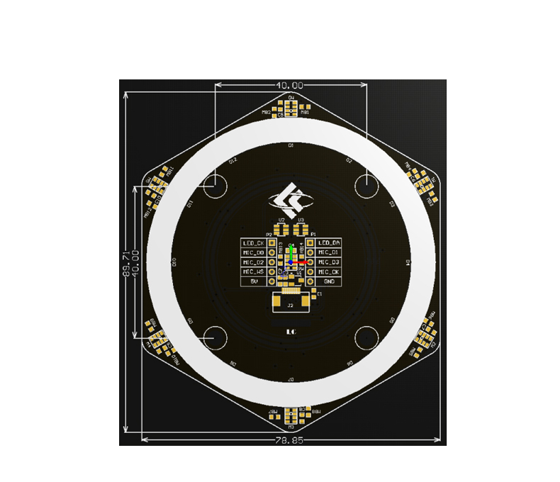 61-Microphone-Voice-Recognition-Array-I2S-Interface-Sound-Source-Localization-K210-Development-Board-1683389