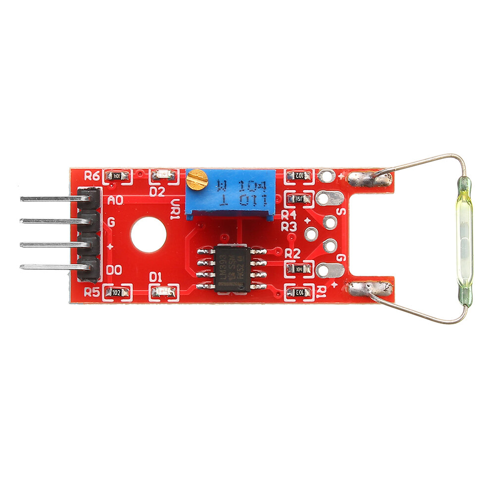 Elecbee KY-025 4pin Magnetic Dry Reed Pipe Switch Magnetron Sensor Switch Module