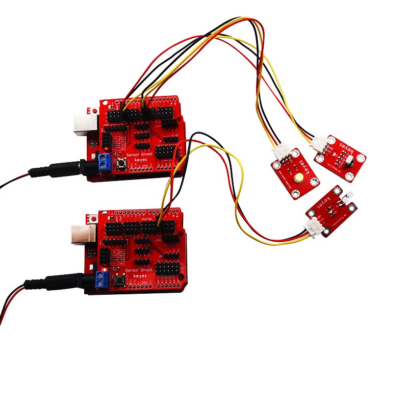 Keyes-Brick-Infrared-Emission-SensorPad-hole-Anti-reverse-Plug-White-Terminal-Digital-Signal-1733384