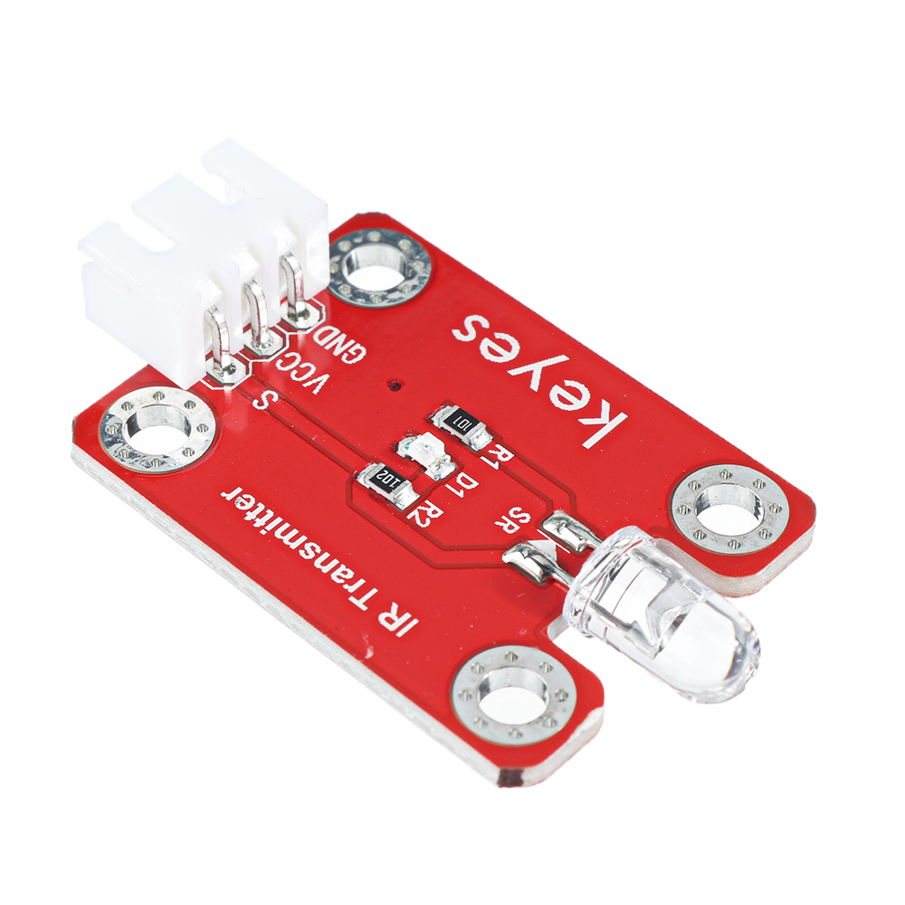 Keyes-Brick-Infrared-Emission-SensorPad-hole-Anti-reverse-Plug-White-Terminal-Digital-Signal-1733384