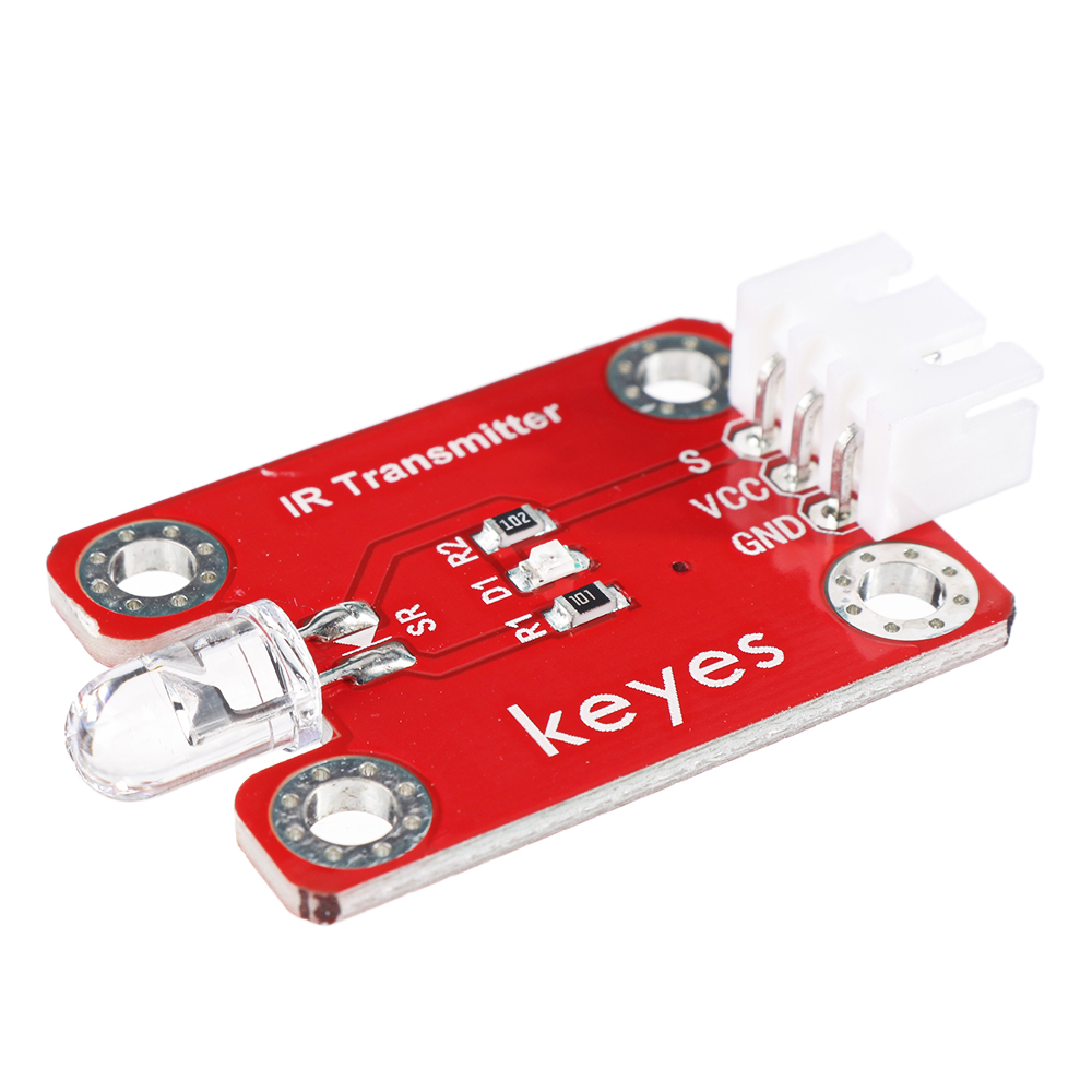 Keyes-Brick-Infrared-Emission-SensorPad-hole-Anti-reverse-Plug-White-Terminal-Digital-Signal-1733384