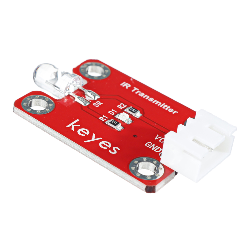 Keyes-Brick-Infrared-Emission-SensorPad-hole-Anti-reverse-Plug-White-Terminal-Digital-Signal-1733384
