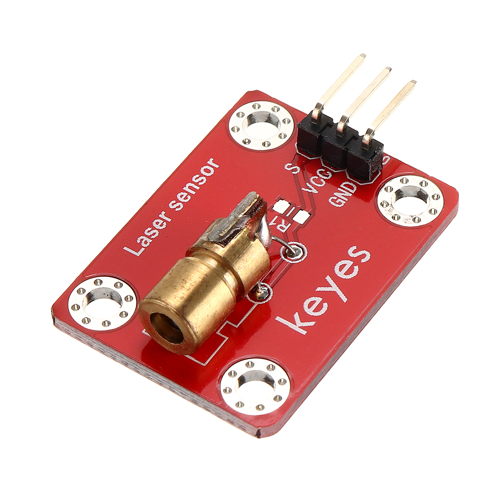 Keyes-Brick-Laser-Head-Sensor-Module-pad-hole-with-Pin-Header-Board-Digital-Signal-1722827