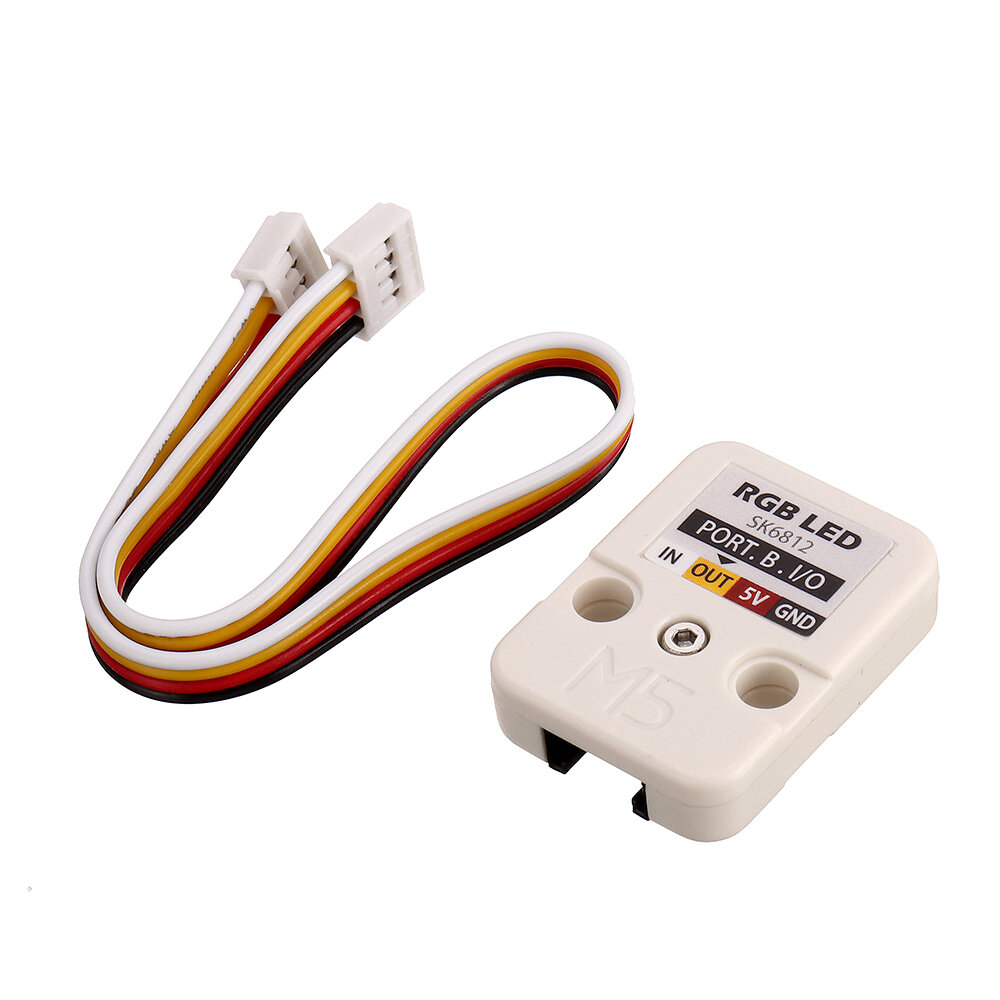 RGB-LED-Module-Board-for-M5GO-Kit-STEM-DIY-Traffic-Light-Compatible-M5-Core-1535894