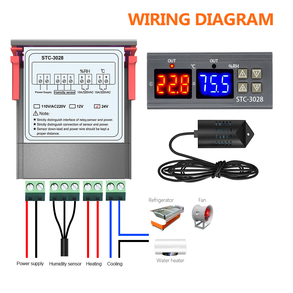 STC-3028-12V-24V-DC-10A-Digital-Temperature-Humidity-Meter-Thermostat-LCD-Display-Thermoregulator-Hy-1557774