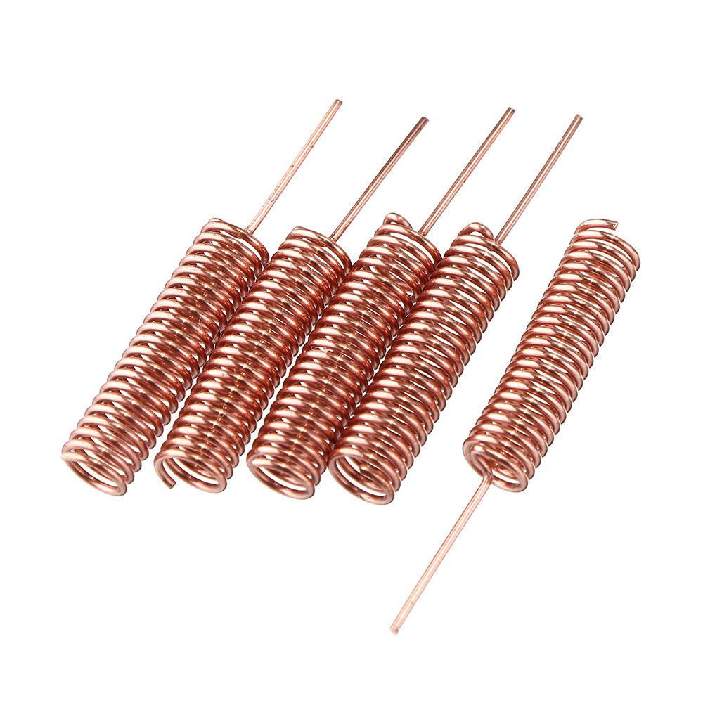 Elecbee 100Pcs 433MHz Internal Build-in Spring Antenna Copper Solder 34mm