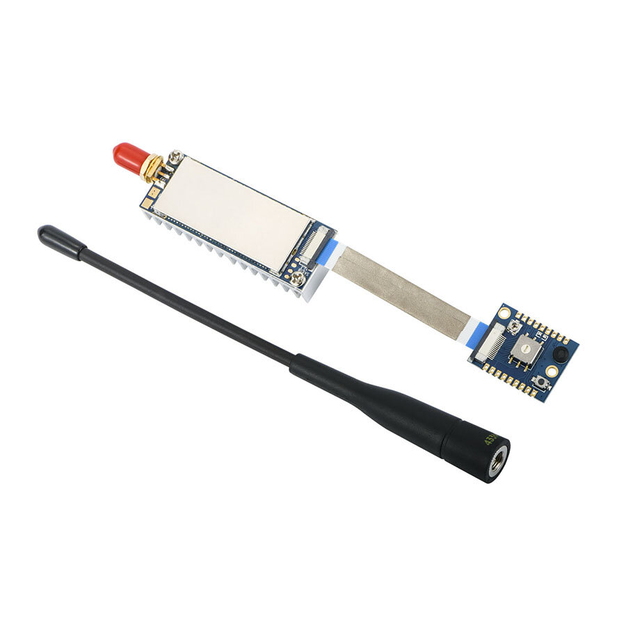 Elecbee 2 Pcs SA858 4W Full Function Mini VHF 134-174MHz 10km Long Range Walkie Talkie Module