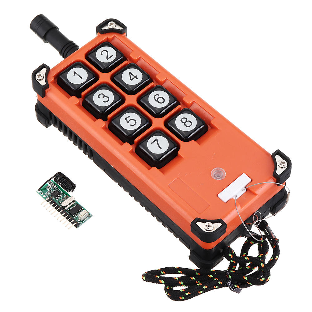 Elecbee 315MHz 8CH Channel Superheterodyne Receiver Module with Decoding Output Module With Remote Control Transmitter