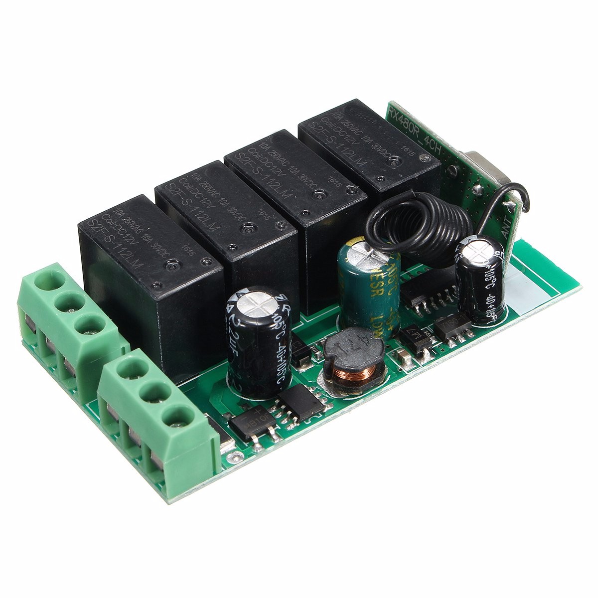 433MHz-220V-2200W-4-Channel-Wireless-Remote-Control-Switch-Relay-Module-Receiver-1356226