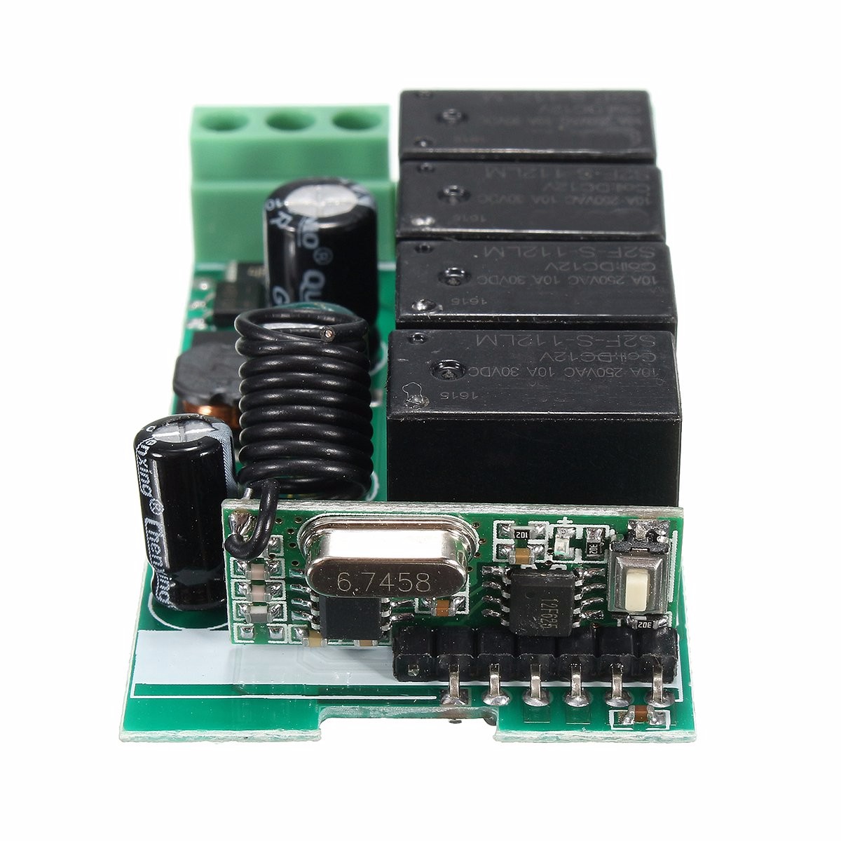 433MHz-220V-2200W-4-Channel-Wireless-Remote-Control-Switch-Relay-Module-Receiver-1356226