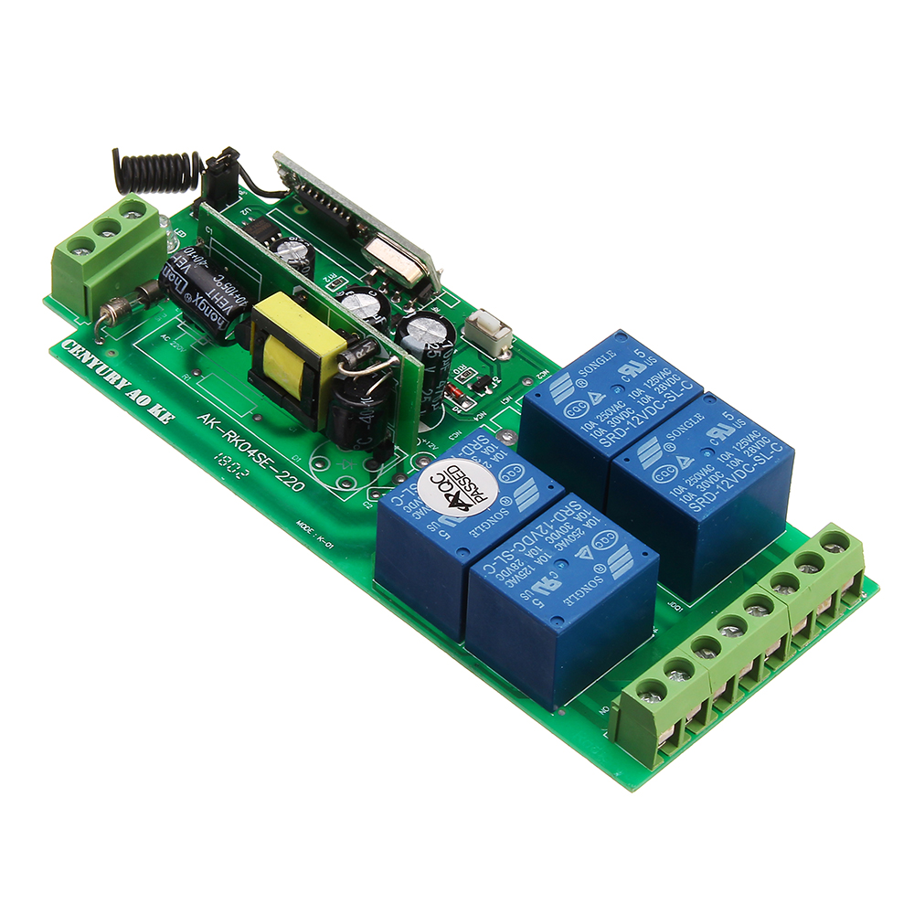 433MHz-220V-Four-Channel-Lamps-Remote-Control-Switch-4CH-Wireless-Remote-Control-Switch-Learning-Cod-1423606