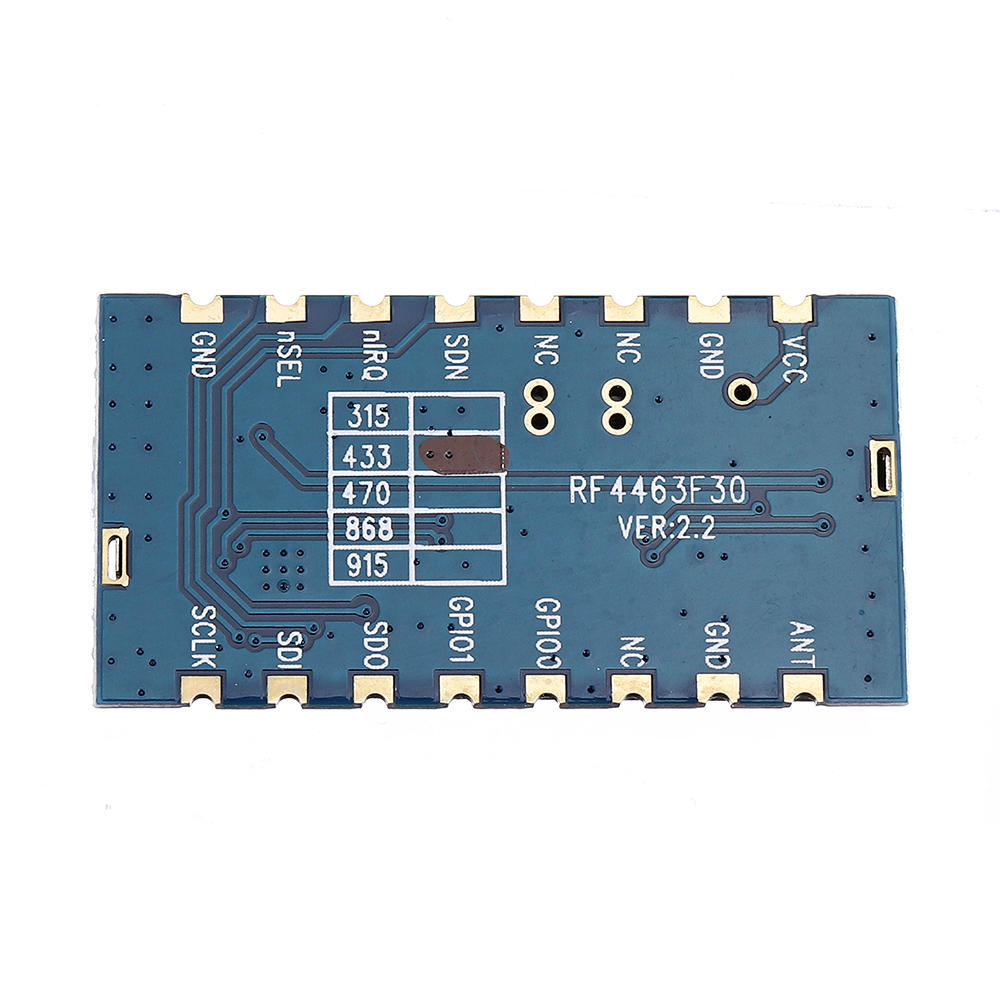 Elecbee 433MHz RF4463F30 1W High Power Ultra Long Range Wireless Front End Transceiver Module FSK GFSK SI4463