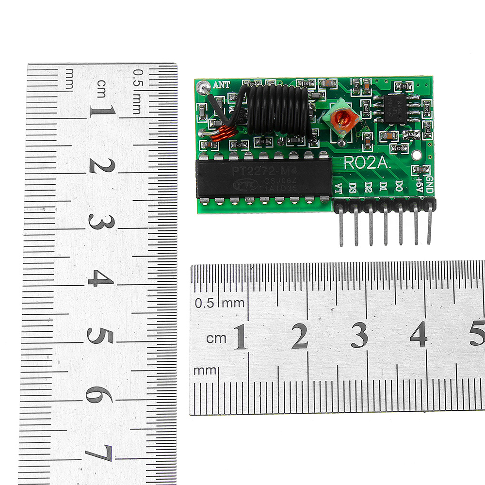 433Mhz 4CH IC 2262/2272 Key 5V Wireless Remote Control Receiver Module