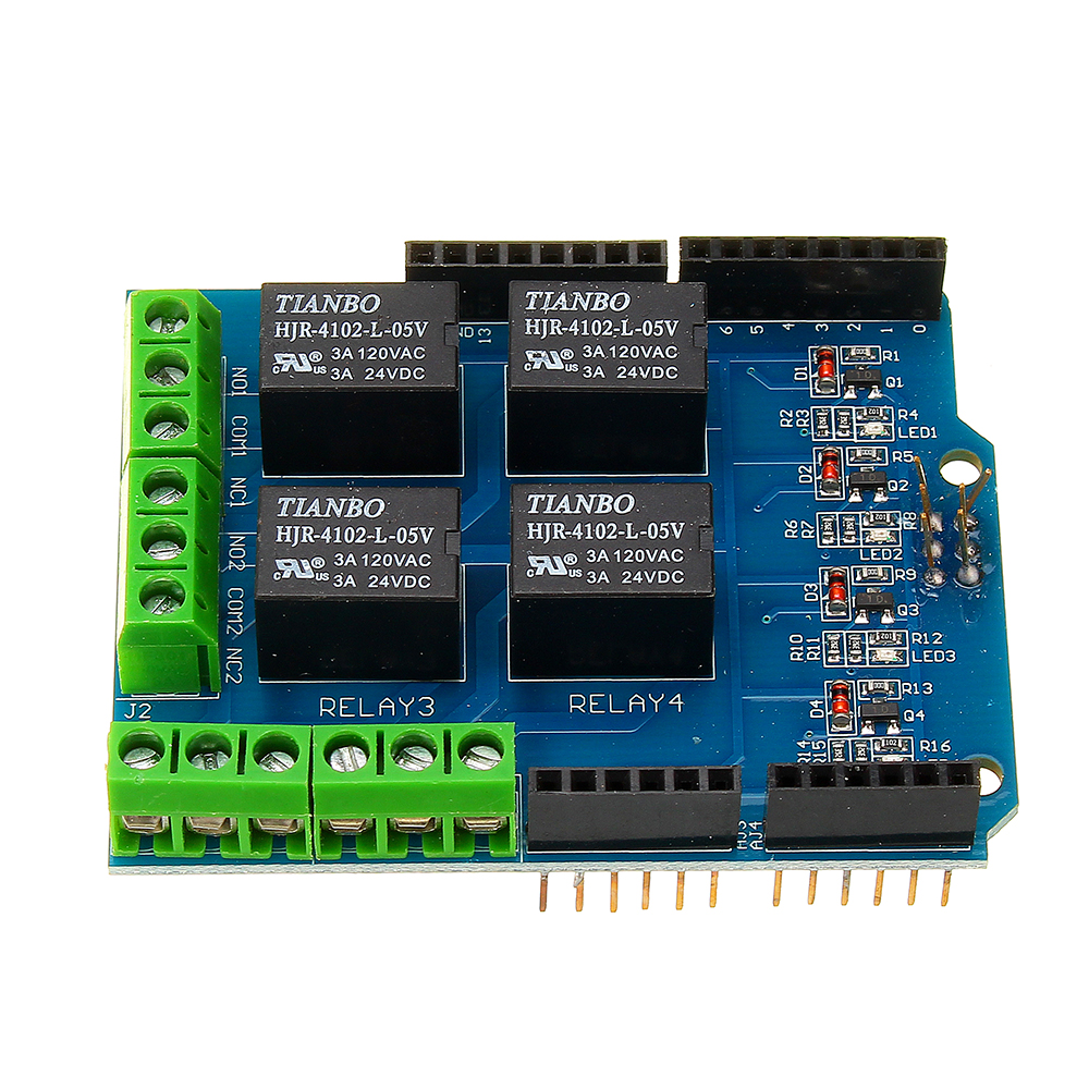5V-4CH-4-Channel-Relay-Shield-Extended-Relay-Module-Geekcreit-for-Arduino---products-that-work-with--1410873