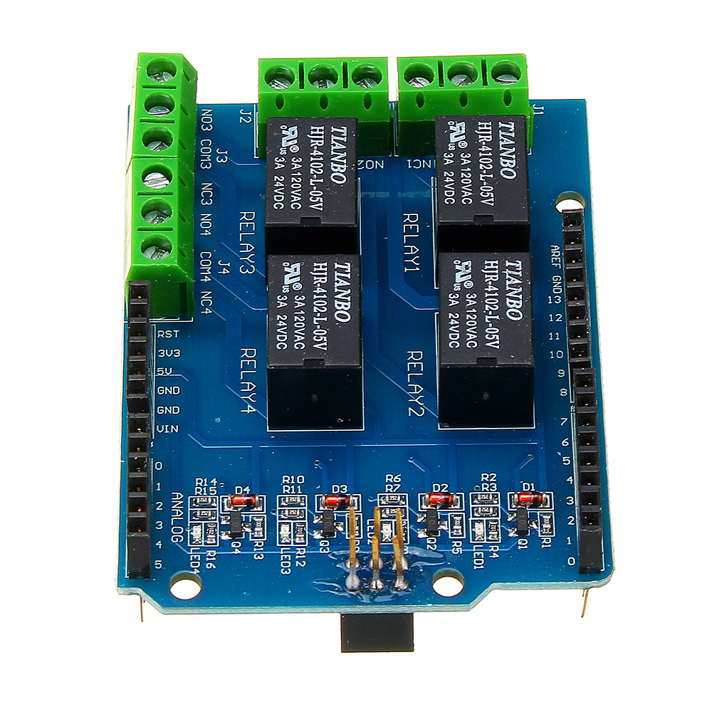 5V-4CH-4-Channel-Relay-Shield-Extended-Relay-Module-Geekcreit-for-Arduino---products-that-work-with--1410873