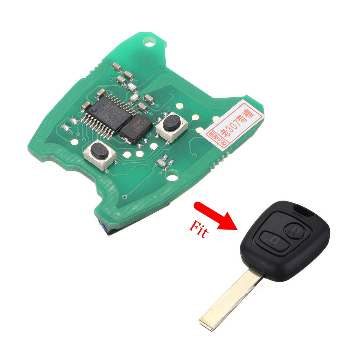 5pcs-433MHz-Remote-Key-PCB-Circuit-Board-For-Peugeot-307--Citroen-73373067C-1433026