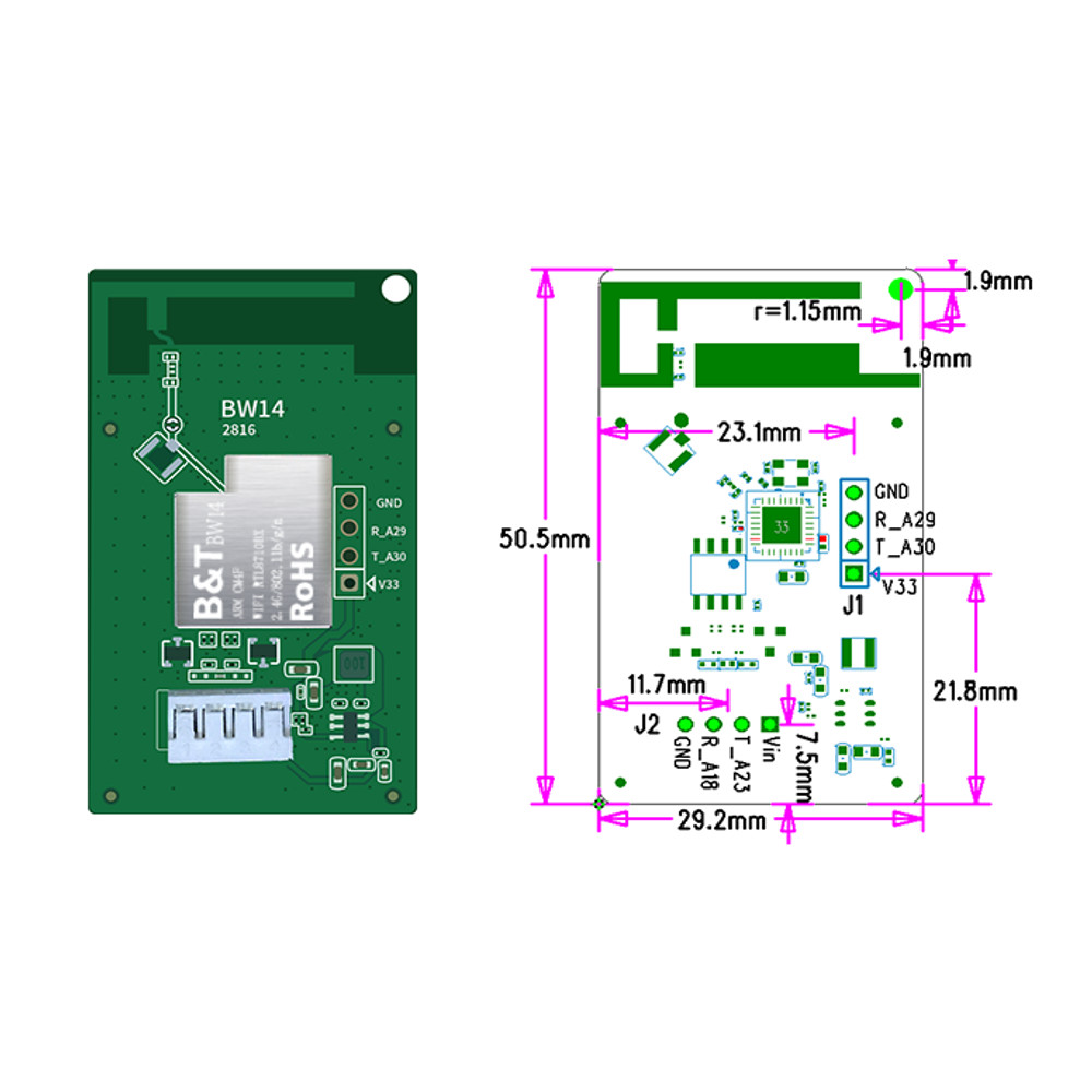 AI-Thinkerreg-BW14-RTL8710BX-Serial-WiFi-Wireless-Transparent-Transmission-Module-1717947