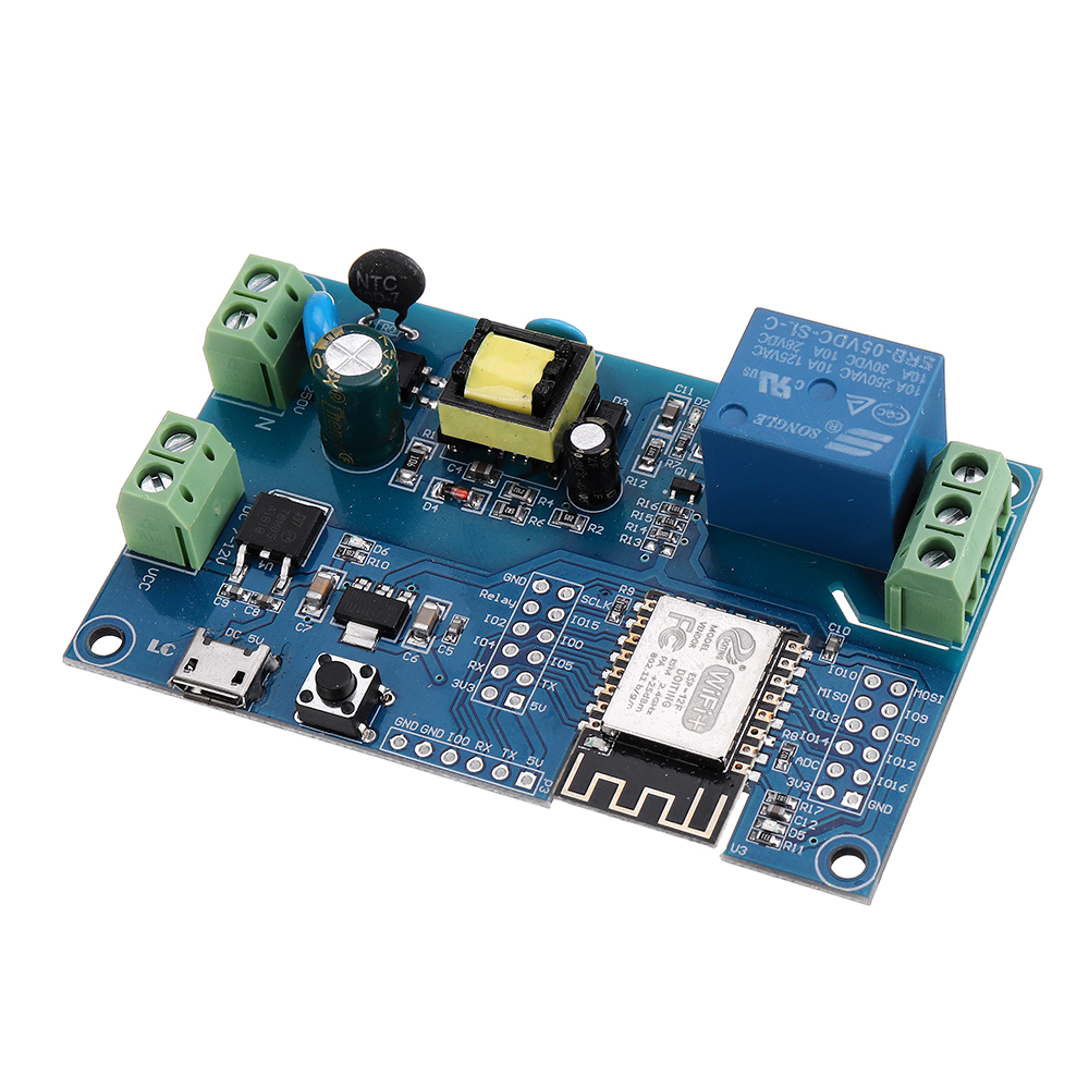 ESP-12F-ACDC-Power-Supply-ESP8266-AC90-250VDC7-12VUSB5V-WIFI-Single-Relay-Module-Development-Board-1619454