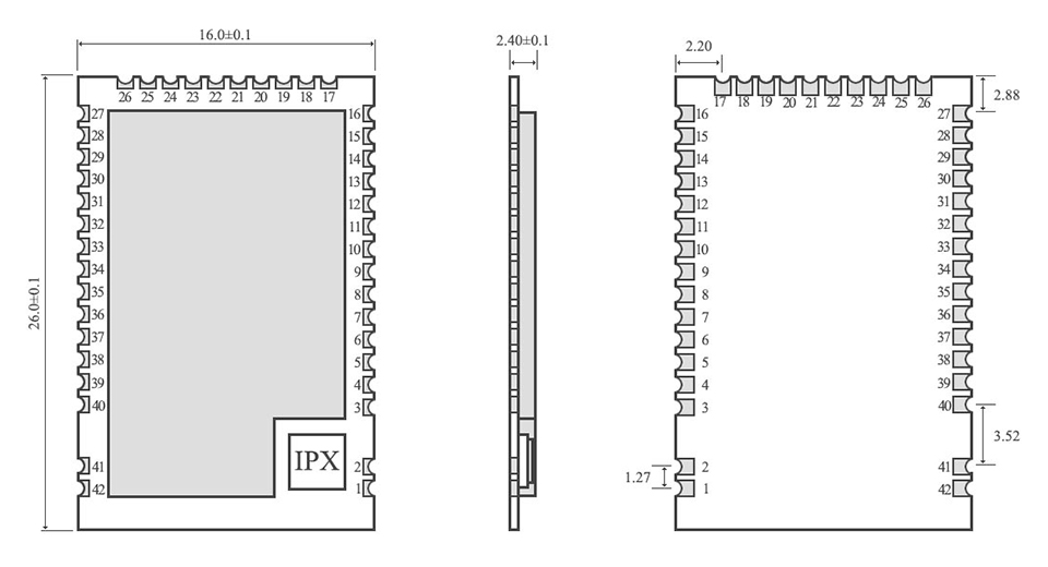 Ebytereg-E70-433T14S-CC1310-14dBm-433MHz-RF-Module-Transceiver-Lower-Power-SMD-SOC-UART-Wireless-Rec-1765558