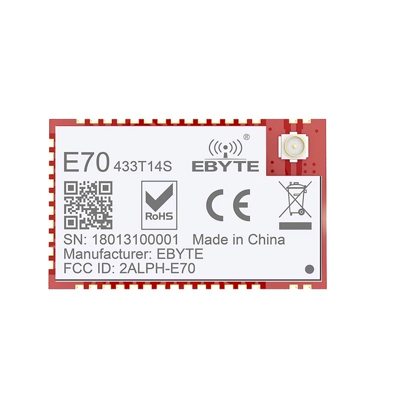 Ebytereg-E70-433T14S-CC1310-14dBm-433MHz-RF-Module-Transceiver-Lower-Power-SMD-SOC-UART-Wireless-Rec-1765558