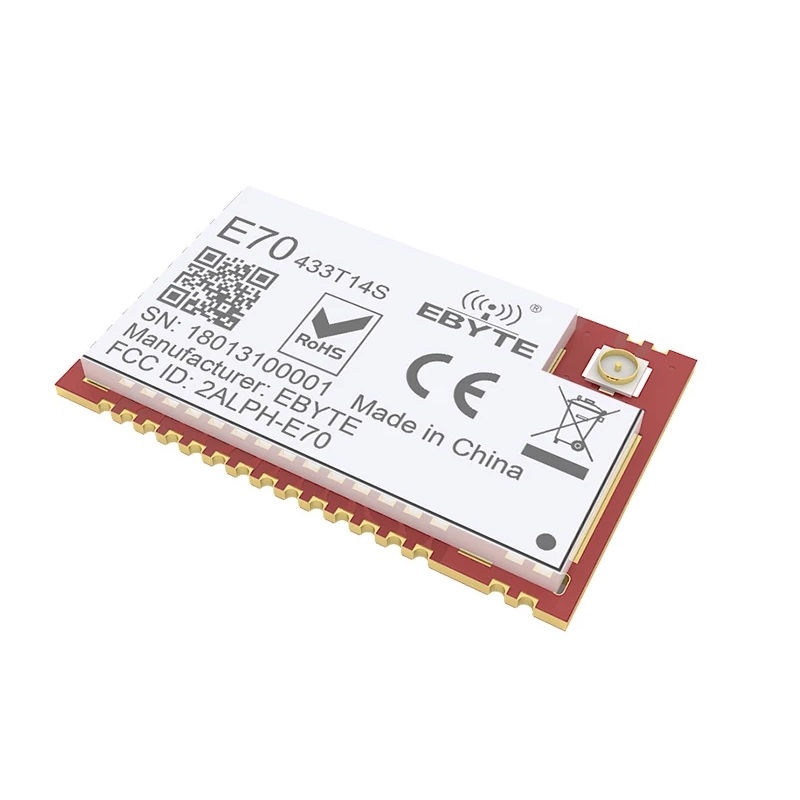 Ebytereg-E70-433T14S-CC1310-14dBm-433MHz-RF-Module-Transceiver-Lower-Power-SMD-SOC-UART-Wireless-Rec-1765558