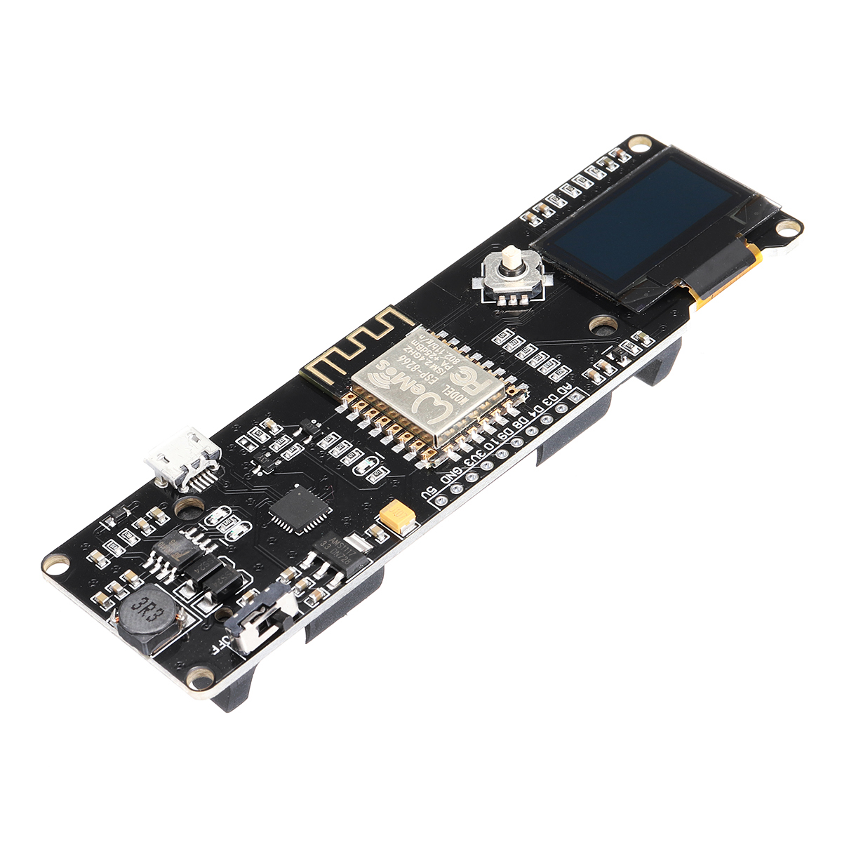 Geekcreit-D1-ESP-Wroom-02-Motherboard-ESP8266-Mini-WiFi-NodeMCU-Module-ESP826618650-Battery096-OLED-1224577