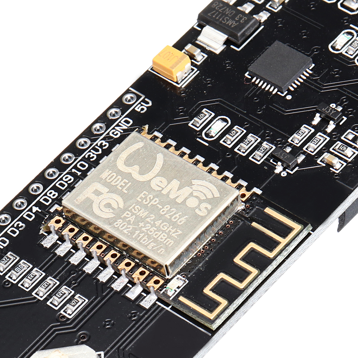 Geekcreit-D1-ESP-Wroom-02-Motherboard-ESP8266-Mini-WiFi-NodeMCU-Module-ESP826618650-Battery096-OLED-1224577