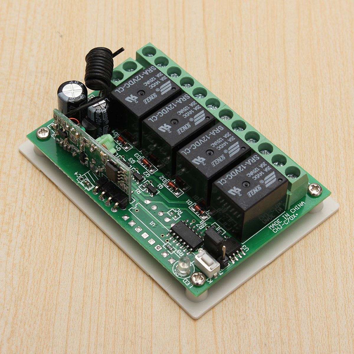 Geekcreitreg-12V-4CH-Channel-433Mhz-Wireless-Remote-Control-Switch-Transceiver-Receiver-Module-960987
