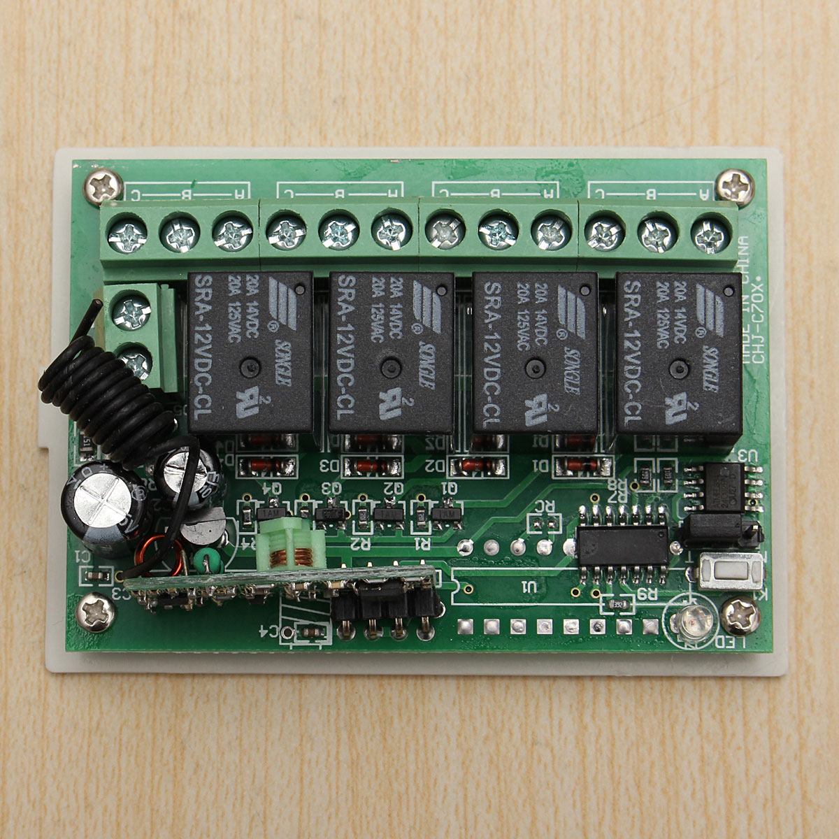 Geekcreitreg-12V-4CH-Channel-433Mhz-Wireless-Remote-Control-Switch-Transceiver-Receiver-Module-960987