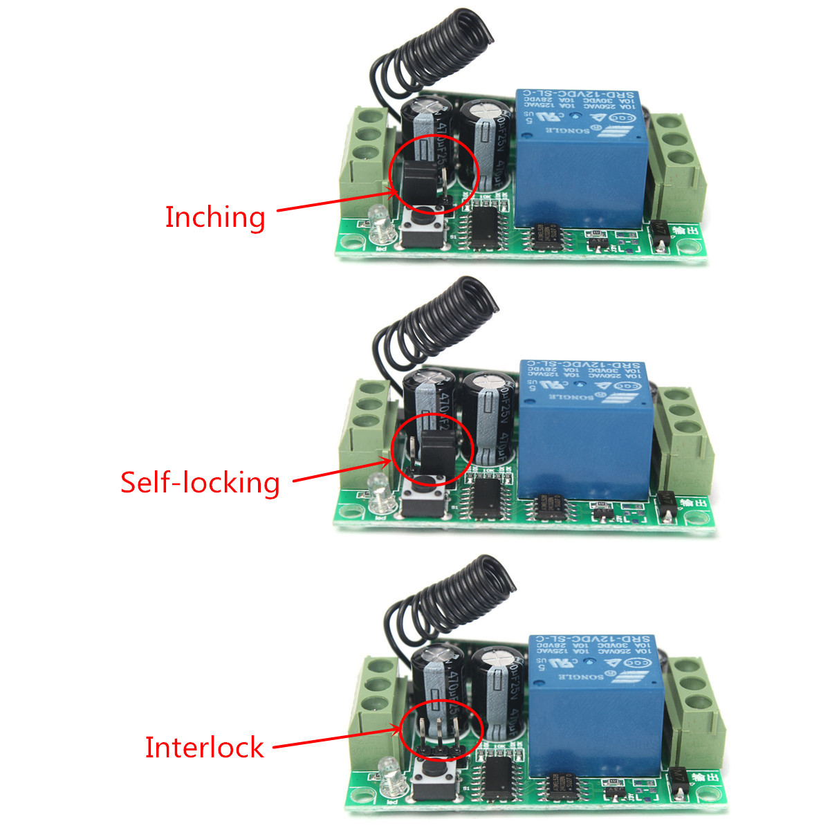 Geekcreitreg-433MHz-DC-12V-10A-Relay-1CH-Channel-Wireless-RF-Remote-Control-Switch-Transmitter-With--1040721